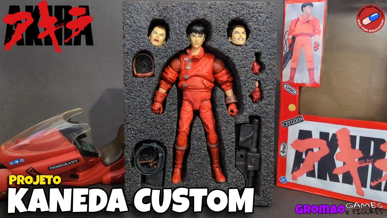 Kaneda Custom 1/12  💊 Action Figure do Anime Akira e moto McFarlane Toys #akira