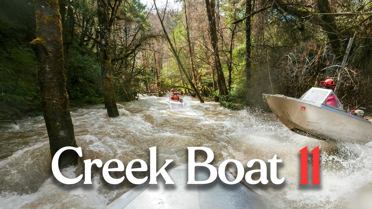 Creek Boat 11 - Creek Chaos Unleashed: Epic flood adventure in the mini jet boats!