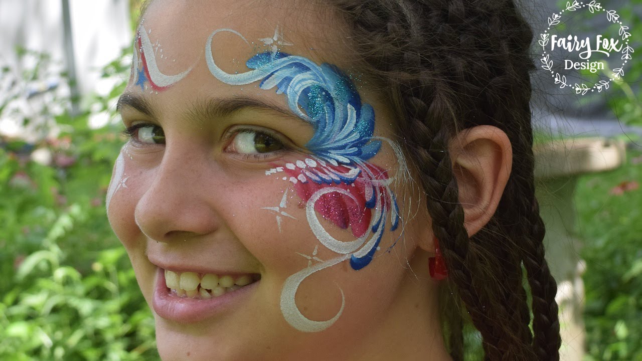 FIREWORK Makeup - Face Paint Tutorial