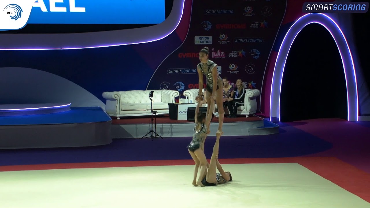 Women's group Israel - 2019 Acro Europeans, all-around final