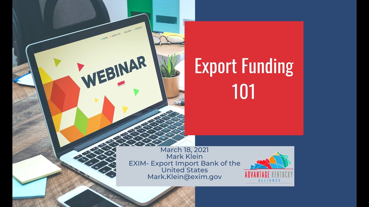 MARCH 18: EXPORT FUNDING 101