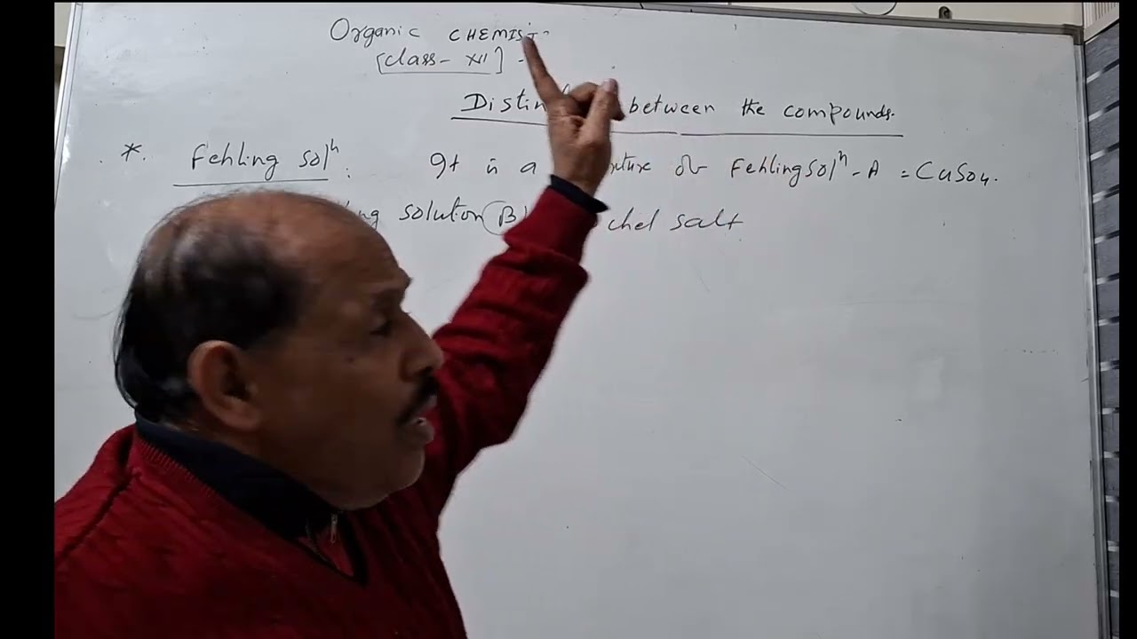 Distinction Between the Compounds PART A - Organic Chemistry - Class 12th by S. K. Choudhary Sir