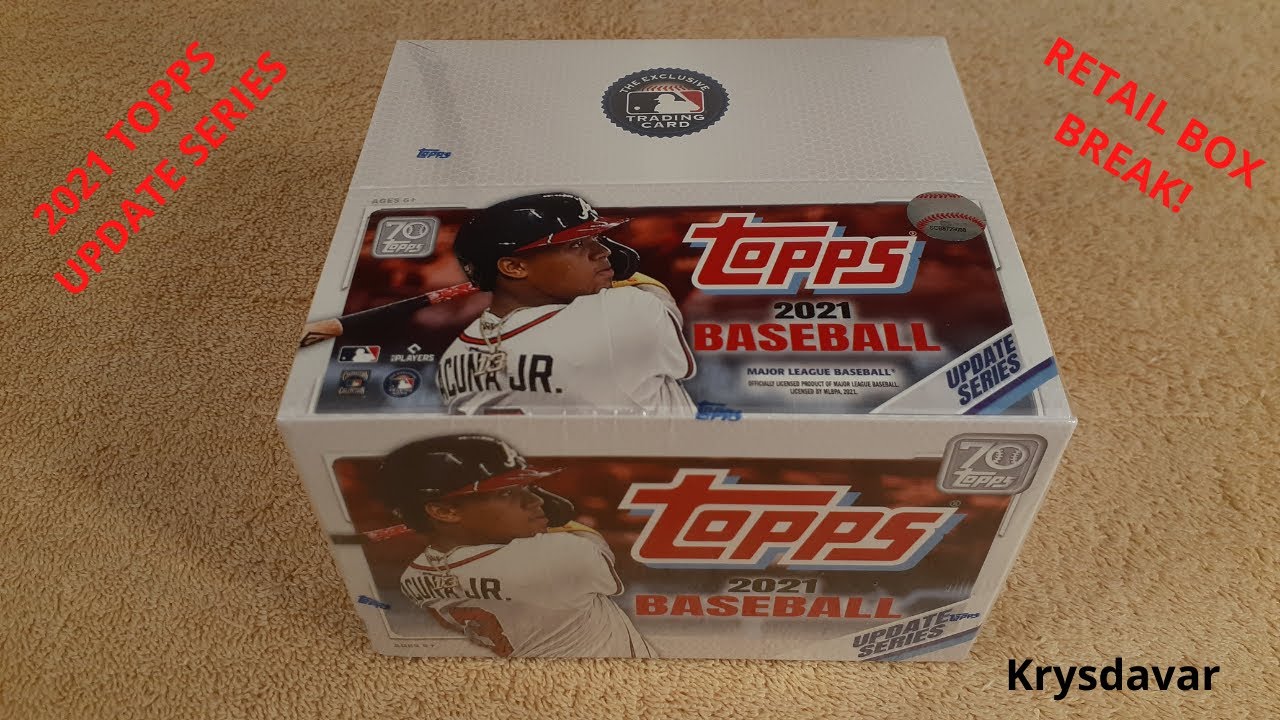 OPENING A WHOLE RETAIL BOX OF 2021 TOPPS UPDATE SERIES BASEBALL CARDS!!  ✨New✨