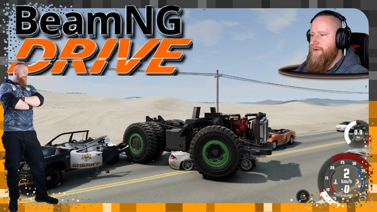 🚗 BeamNG DRIVE 🚗 ╠ Let´s play ╣ # 299 ╠ Wer anderen das Dach verdreht hat wohl ein Auto-Falt-Gerät