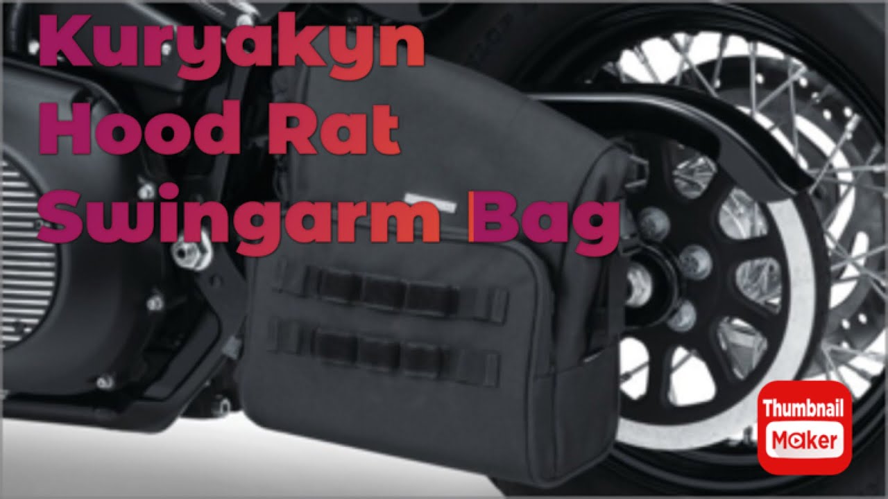 Kuryakyn Hood Rat Swingarm Bag On The 2023 Low Rider S