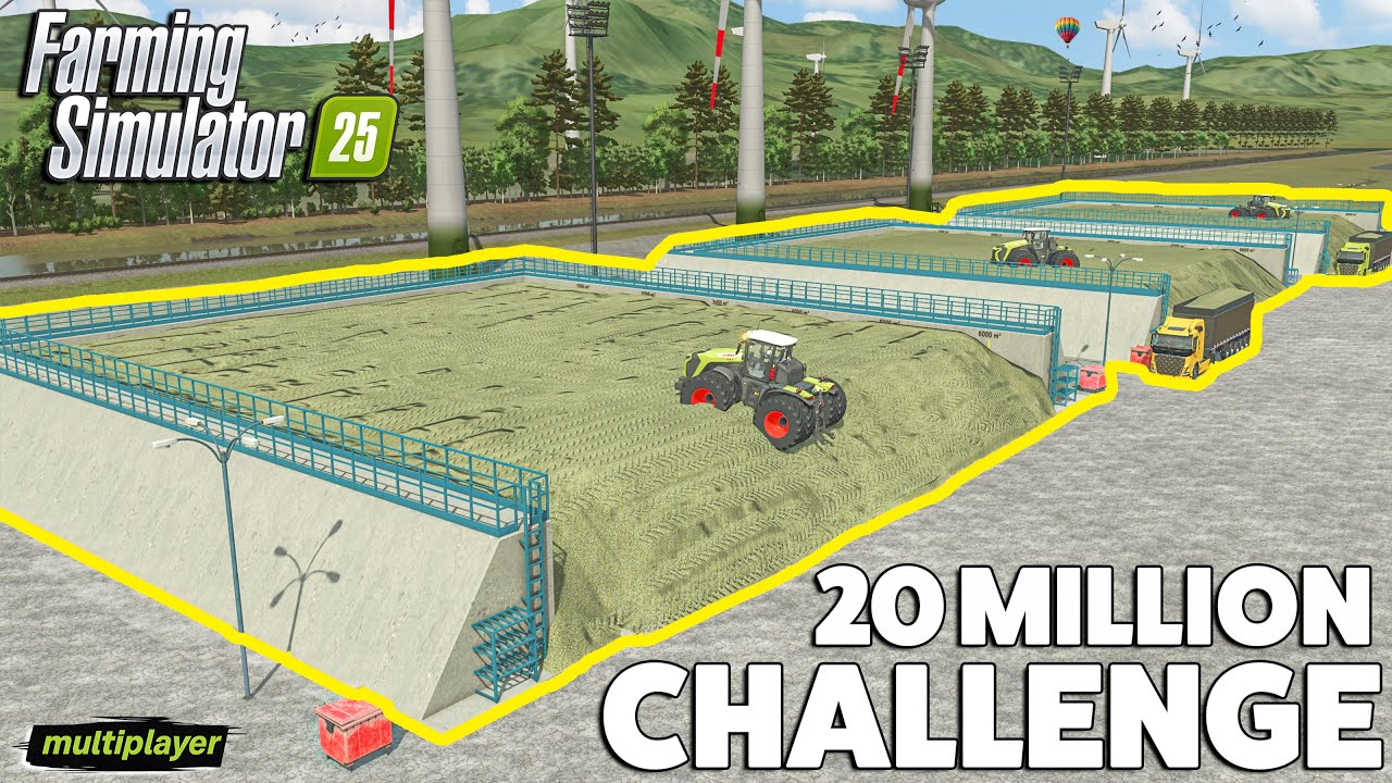 20 MILLION CHALLENGE COMPLETED! Maize to Chaff Operation | MULTIPLAYER | Farming Simulator 25