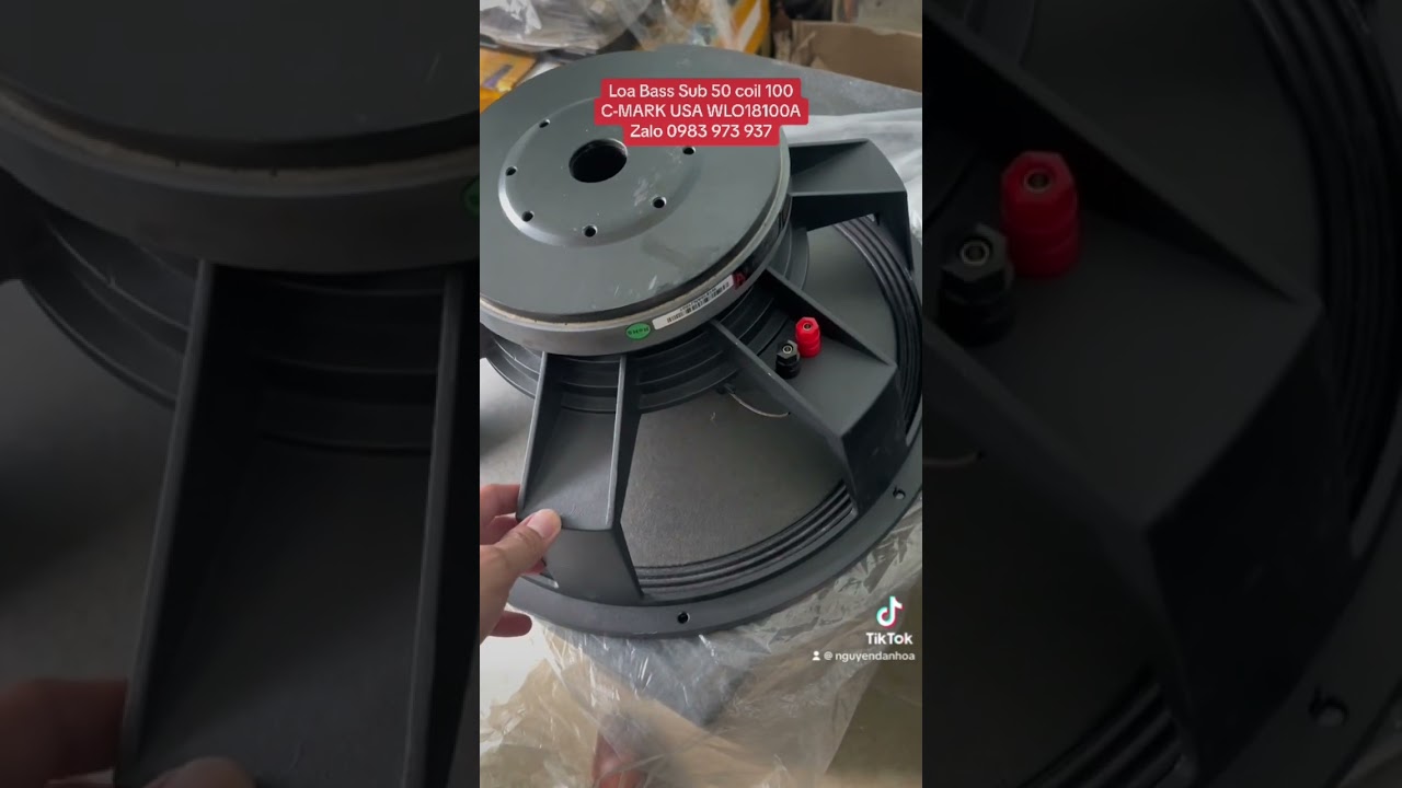Củ Loa Bass Sub 50 coil 100 từ 220 #C_MARK USA WLO18100A #HoangTungAudio #subwoofer #bass50coil100