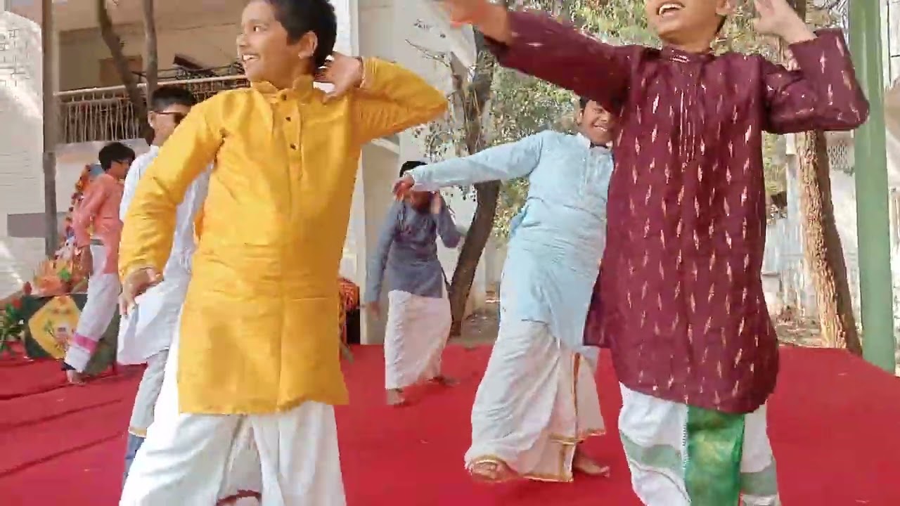 Sankranthi celebrations at HAL secondary School