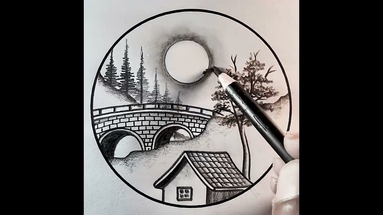 So beautiful 😍 drawing with pencil/pepper #drawing #youtube #art 