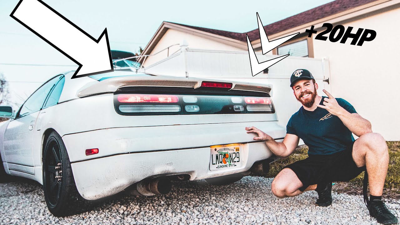 300ZX Gets AGGRESSIVE Twin Turbo WING!