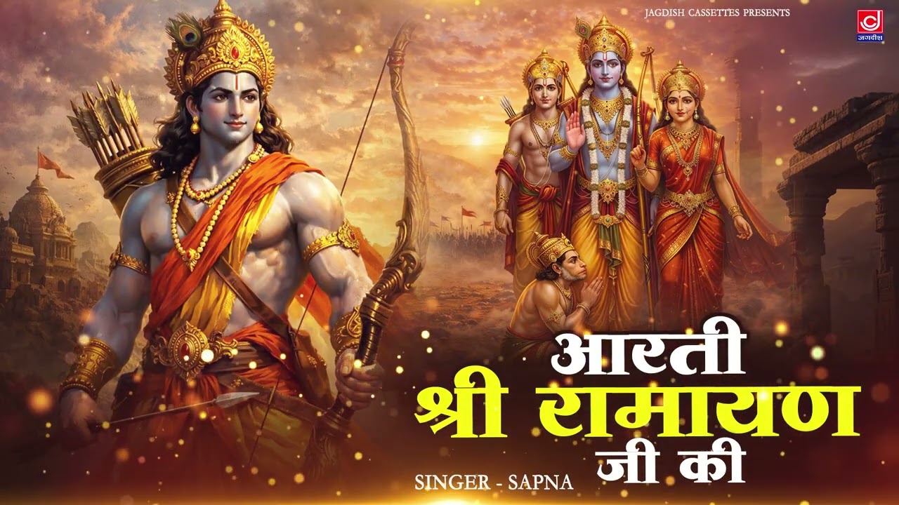 आरती श्री रामायण जी कि | Aarti Shri Ramayan Ki | LORD RAM |Popular Aarti in Hindi with Lyrics