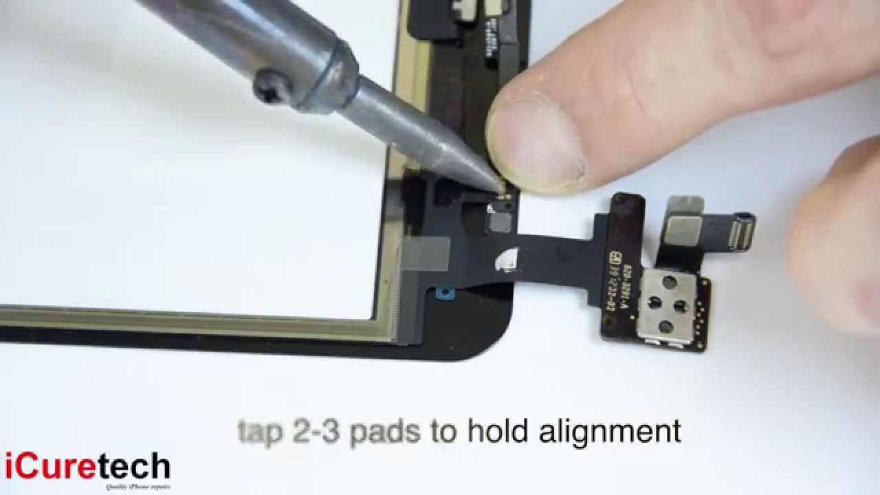 iCuretech - Largo - iPad mini IC and home button soldering repair tutorial
