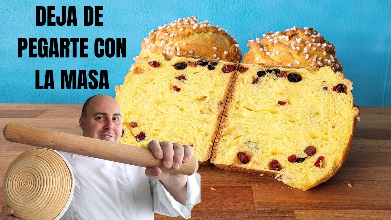 🔴PANETTONE SIN AMASAR CON MASA MADRE | Panes de navidad del mundo| Chef Sergio Benito