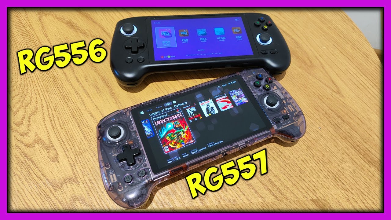 Anbernic RG557 vs RG556 - A Proper Successor