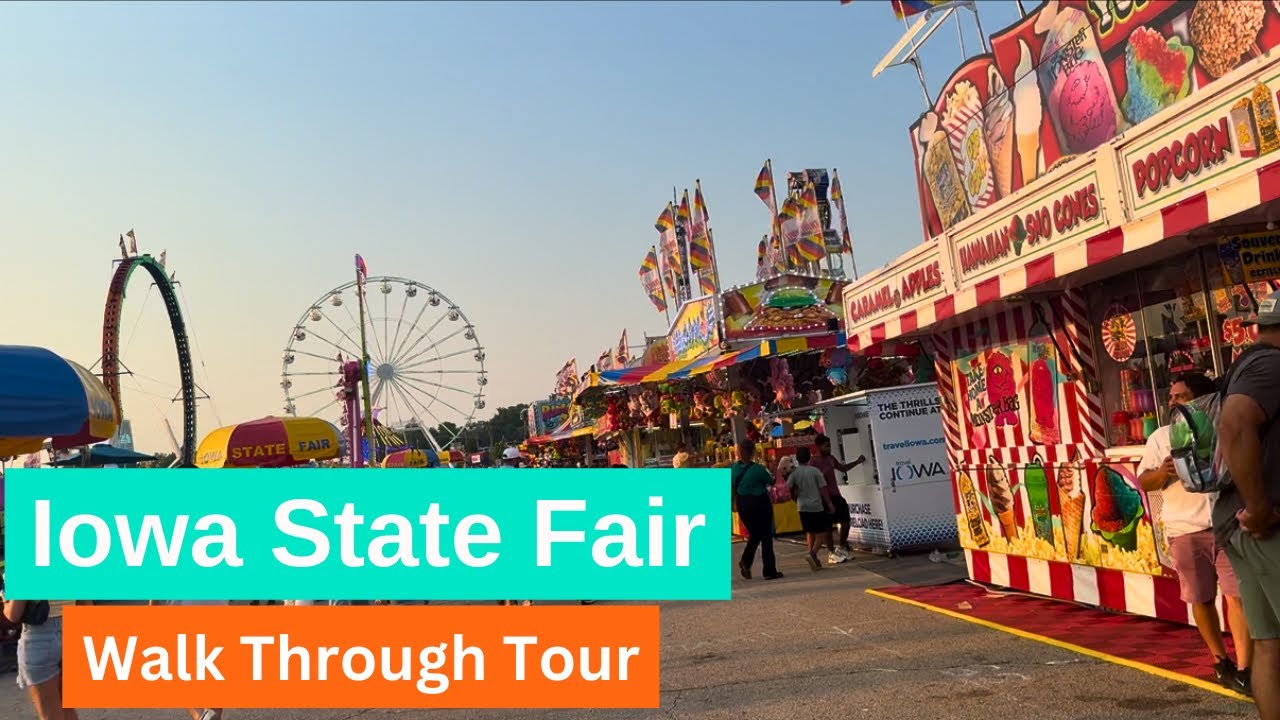 Walking Through the Iowa State Fair! 🌽🐄