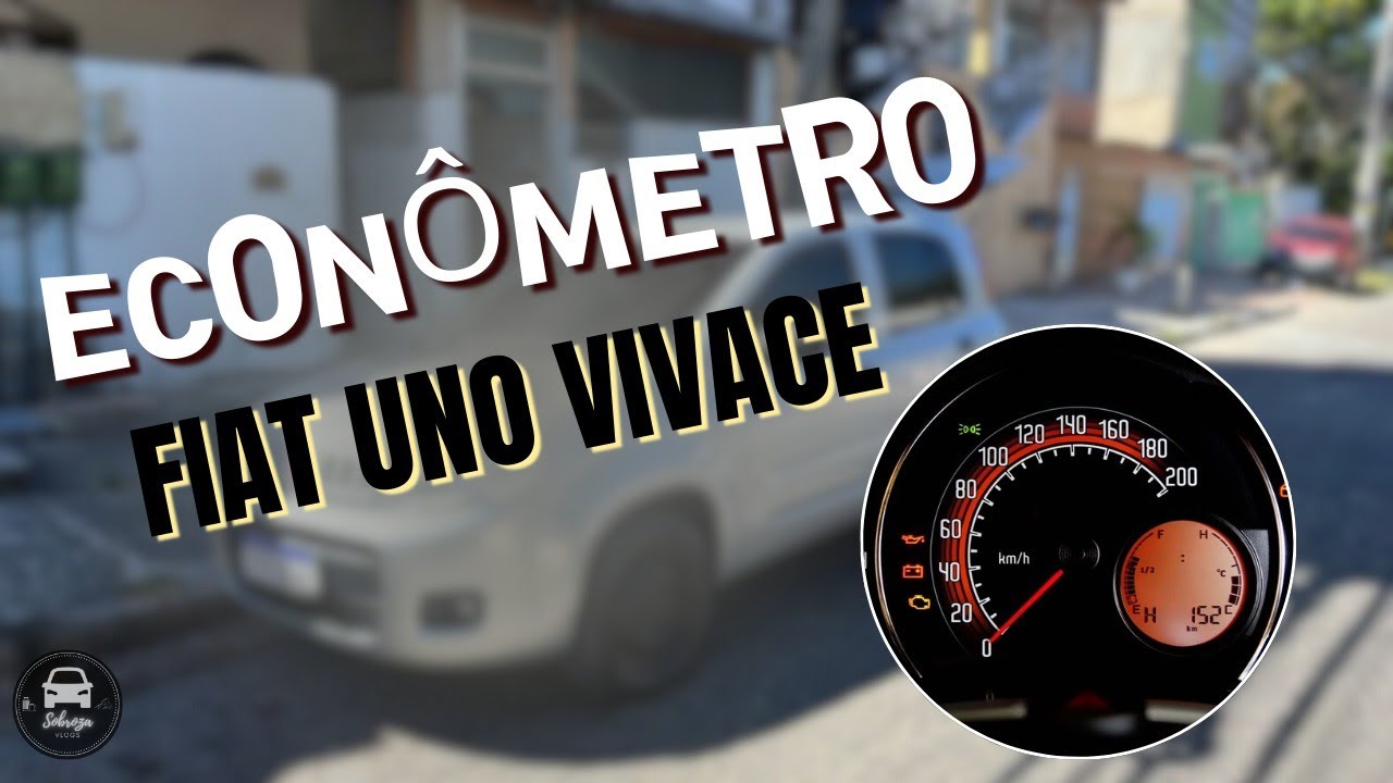 Fiat uno Vivace 2015  fire eco, é economica?? Testei o econometro dela.
