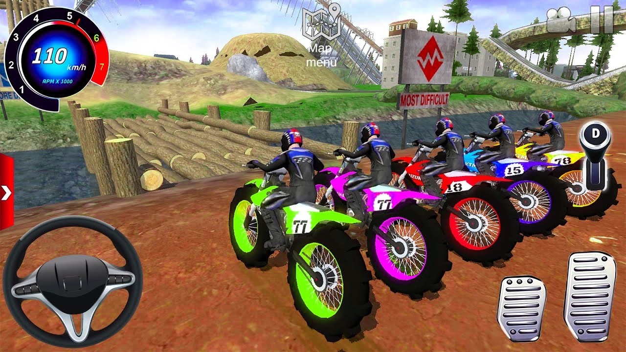 Impossible Bike Stunts Driving - Dirt Bikes Racing Simulator 2026 For Android IOS Mud gameplay [FHD]