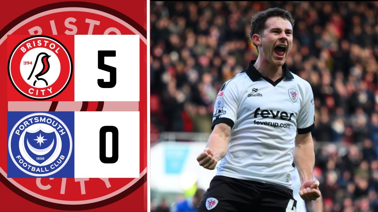 BRISTOL CITY 5-0 PORTSMOUTH | MATCH REVIEW