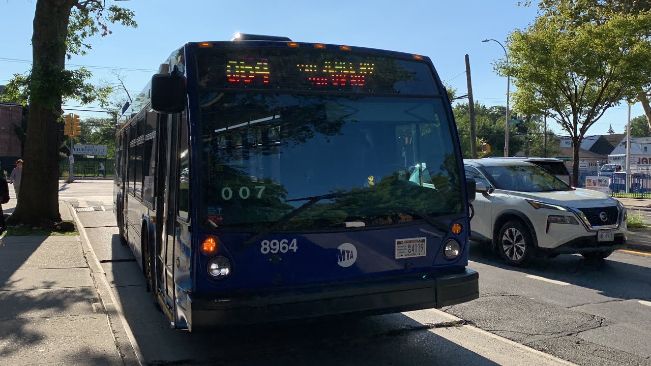 Forest Hills-71st Av Bound 2023 Novabus LFS 8964 Q64 Bus From 164th St To Forest Hills-71st Av