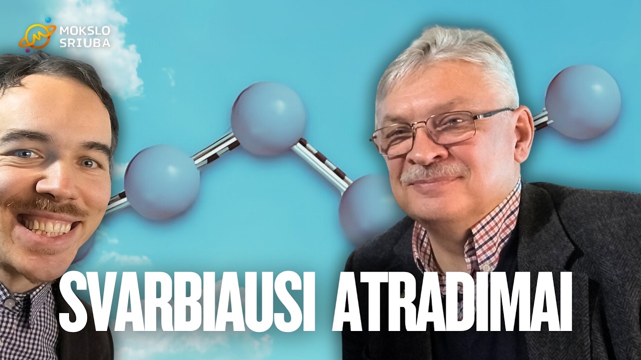 TOP 3 svarbiausi chemijos atradimai 2025 m. Pasakoja prof. Aivaras Kareiva