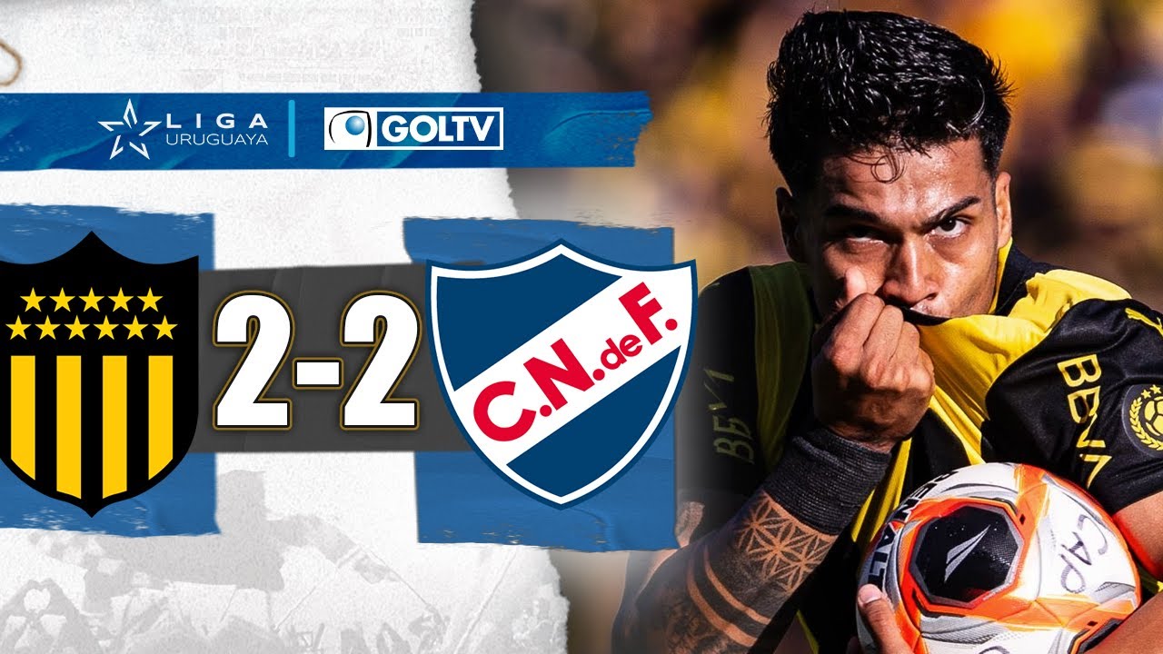 4 GOLES y 1 ROJA en la IDA de LA FINAL | Peñarol 2-2 Nacional | Final ida 2025