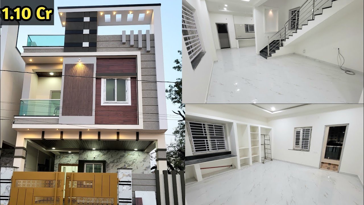 1.10 Cr | New 3 BHK Duplex House for sale in Hyderabad | 133 Sq Yds | 2400sft | West Face | Kapra