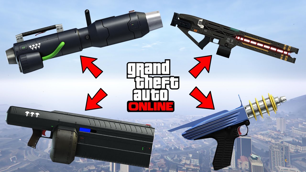 GTA 5 AVOIR TOUTE LES ARMES ALIEN SUR PS4/PS5 EN 1.70