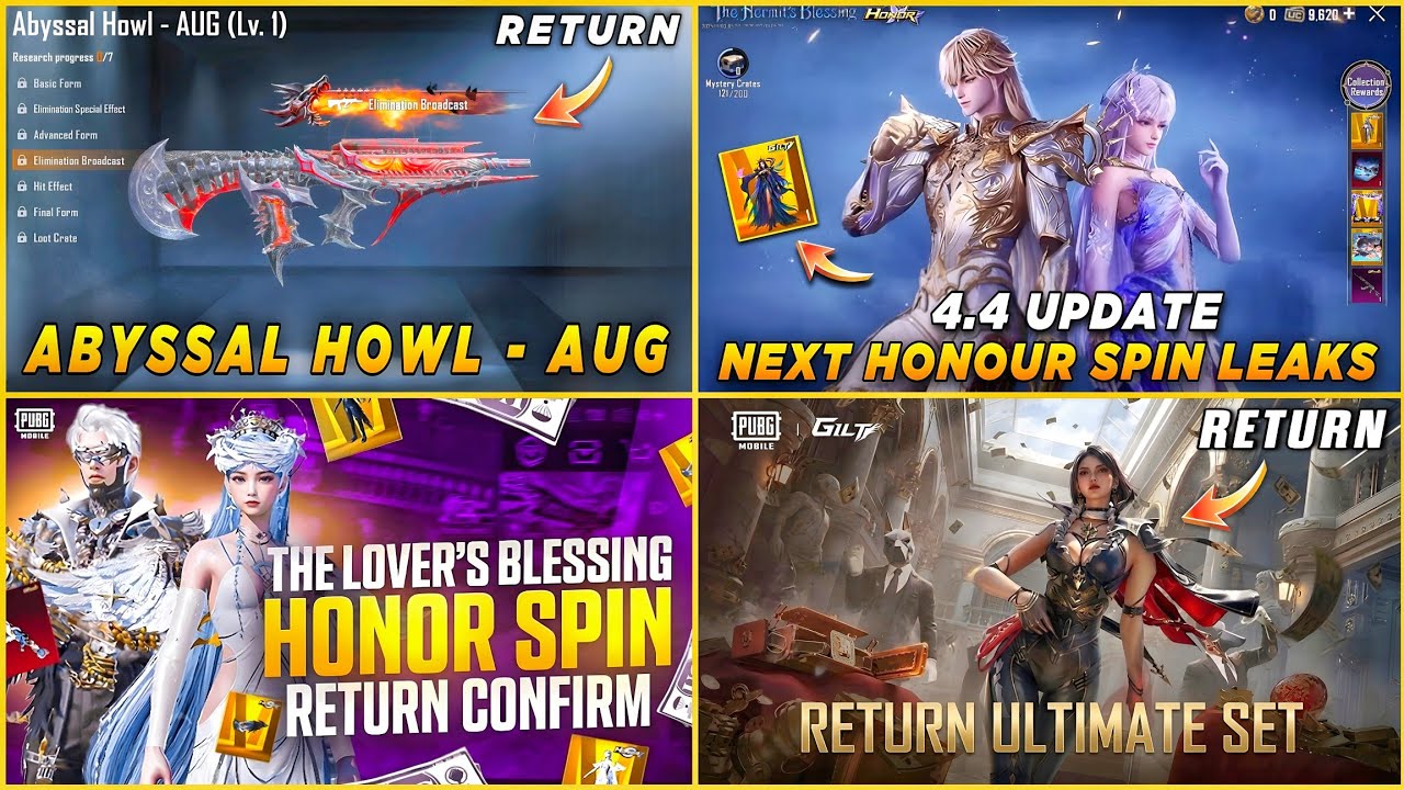 🔴 ABYSSAL HOWL AUG RETURN | NEXT HONOUR SPIN LEAKS | OLD HONOUR SET RETURN | RETURN ULTIMATE SET 🤩