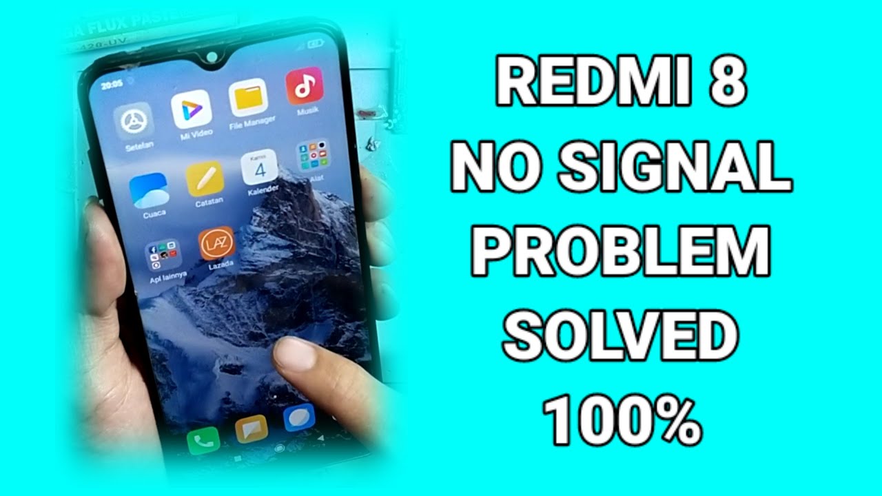 redmi 8 || no signal / tidak ada layanan work 100%