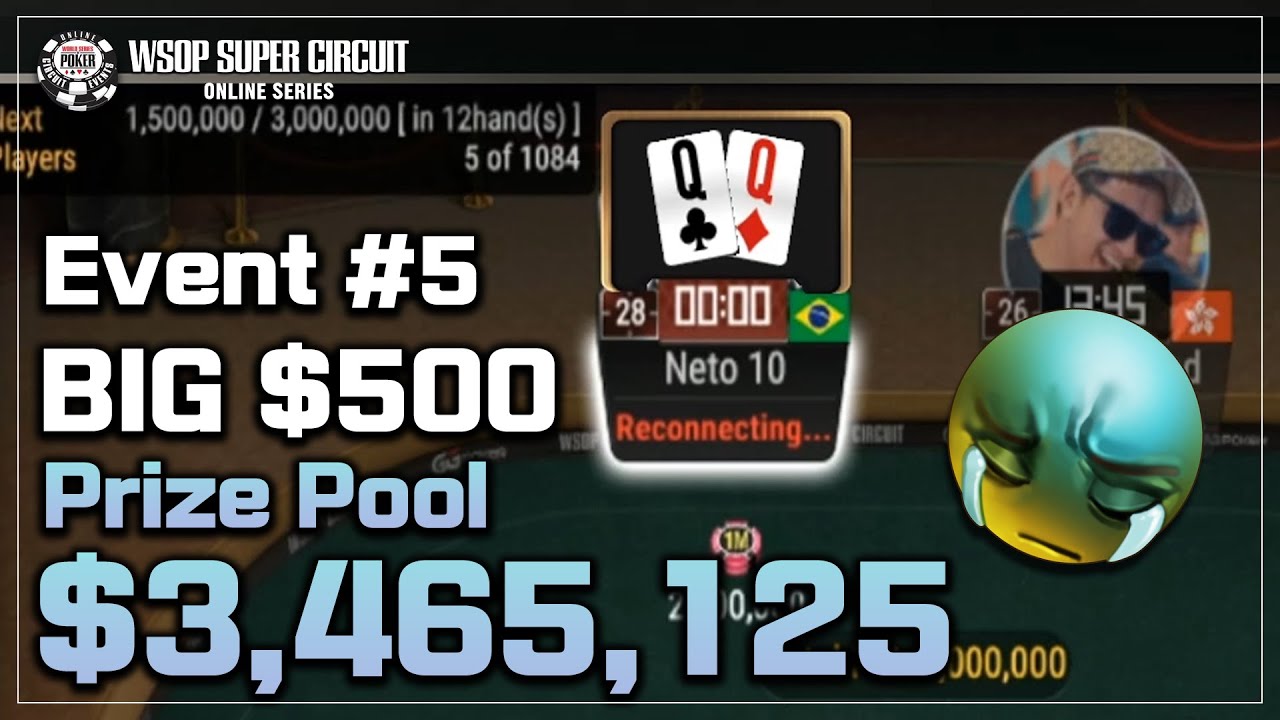 WSOPC Event #5 The BIG 500 $2,000,000 GTD Highlights!