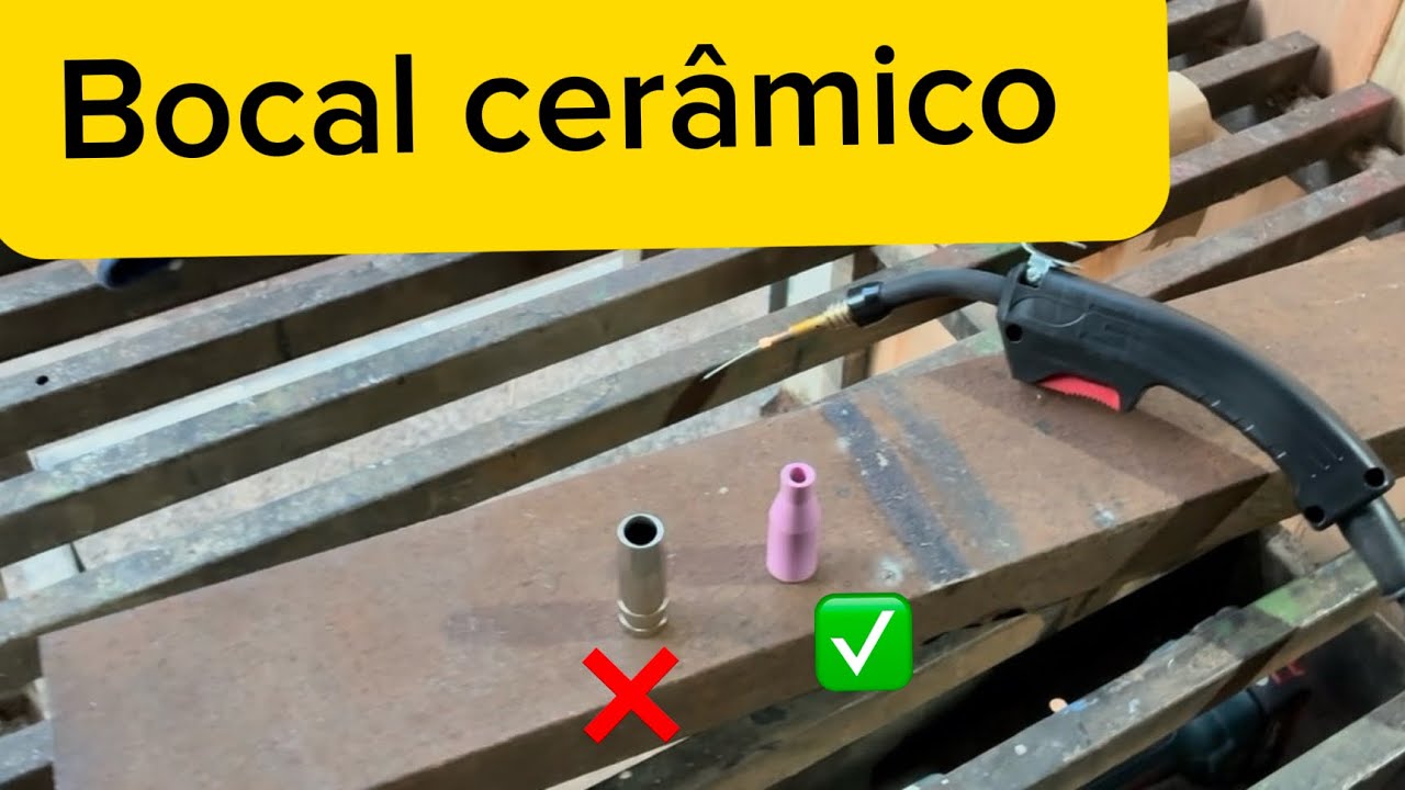 Bocal cerâmico na mig sem gás 