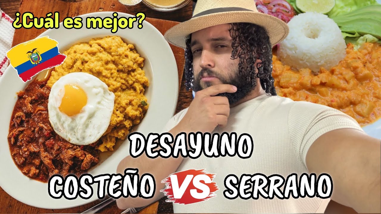DESAYUNO COSTEÑO vs SERRANO en ECUADOR🇪🇨/ ¿Cuál será Mejor?