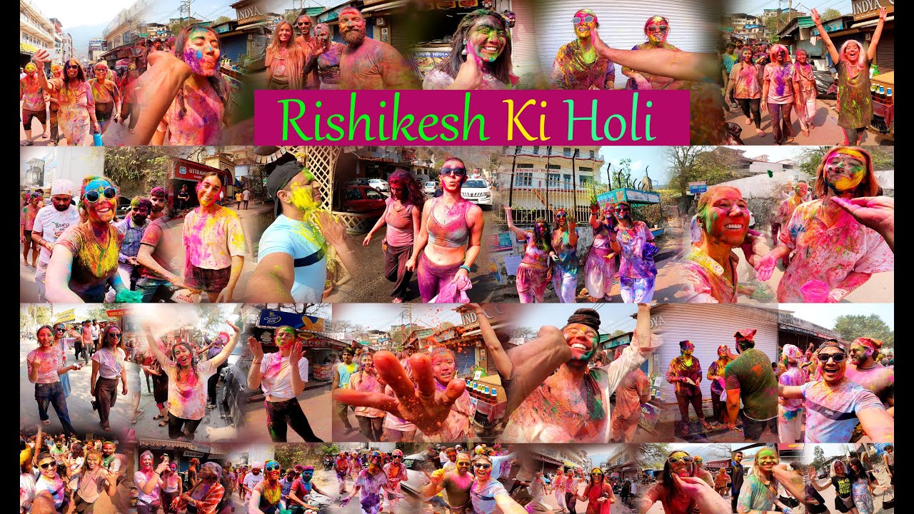 RISHIKESH KI HOLI ( BEST HOLI IN MY LIFE)  RISHIKESH HOLI CELEBRATION MARCH 2023 #holi #rishikesh