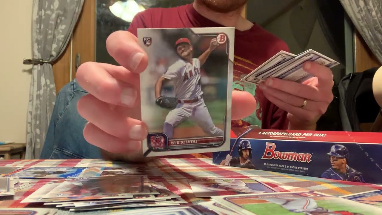2022 Bowman Baseball Hobby Box Break (color auto!)