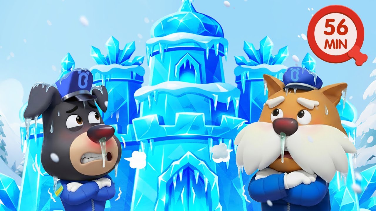 The Moving Snow Castle | Fun Stories | Safety Rules for Kids | Cartoon | Sheriff Labrador