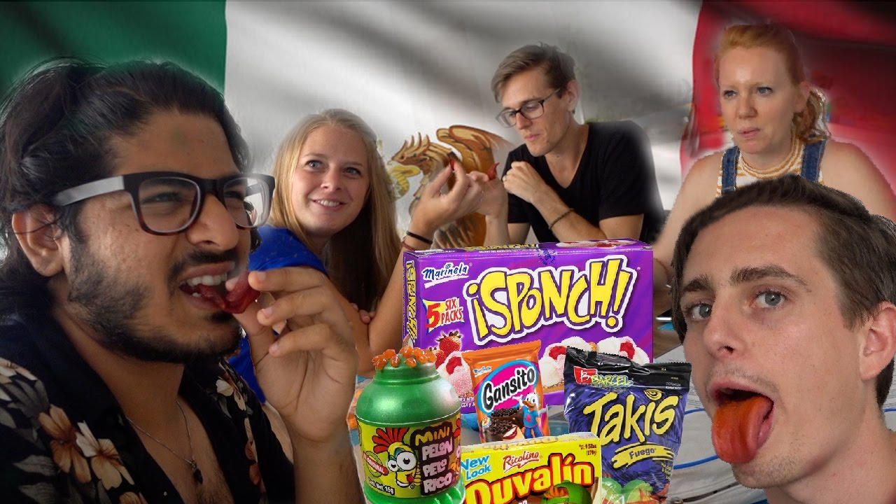 TASTING MEXICAN SNACKS IN MEXICO! - Mexico Taste Test! 🇲🇽