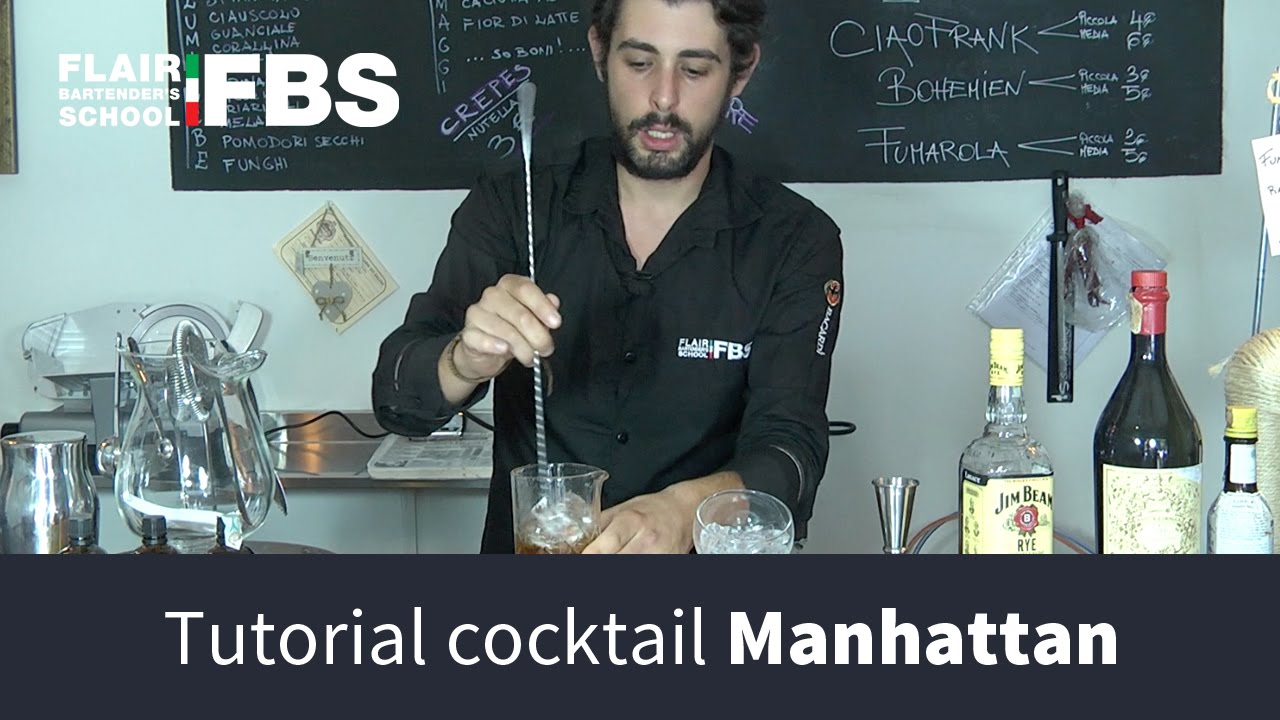 Manhattan Cocktail Tutorial - Come prepapare un ottimo Manhattan | Cocktail for you by FBS