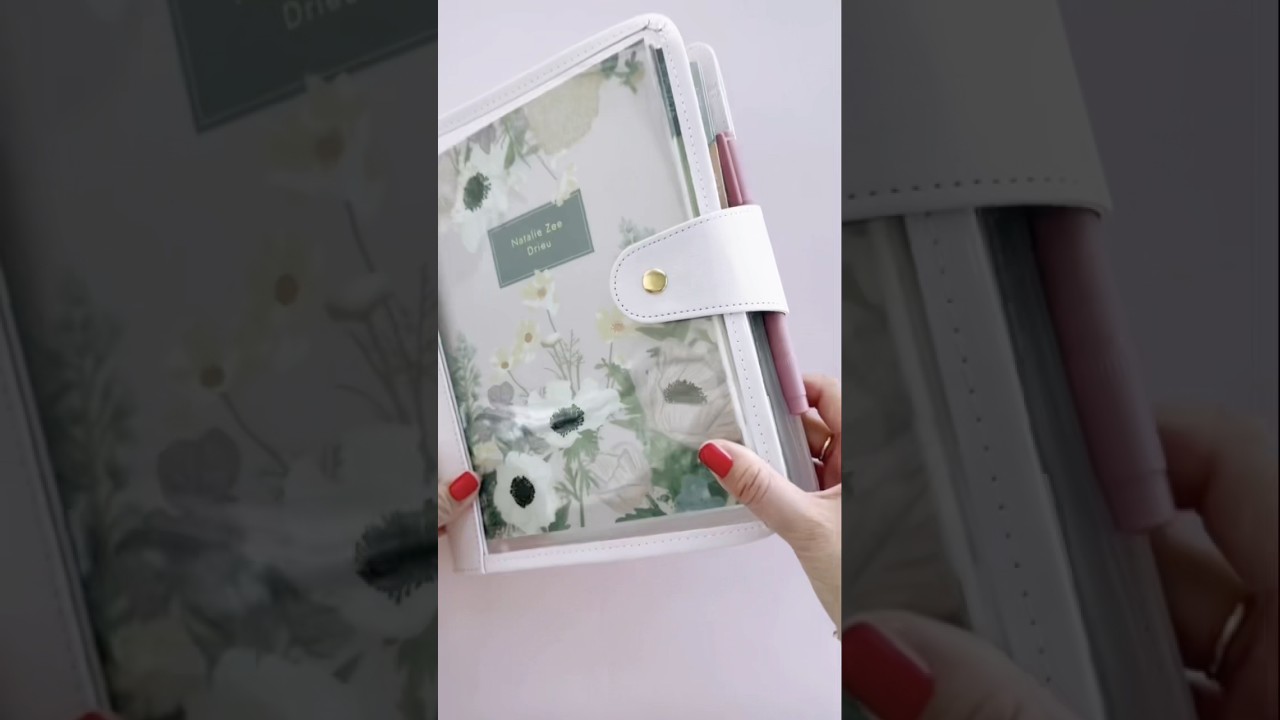 Clear Planner Folio Setup | Erin Condren LifePlanner + Accessories #shorts