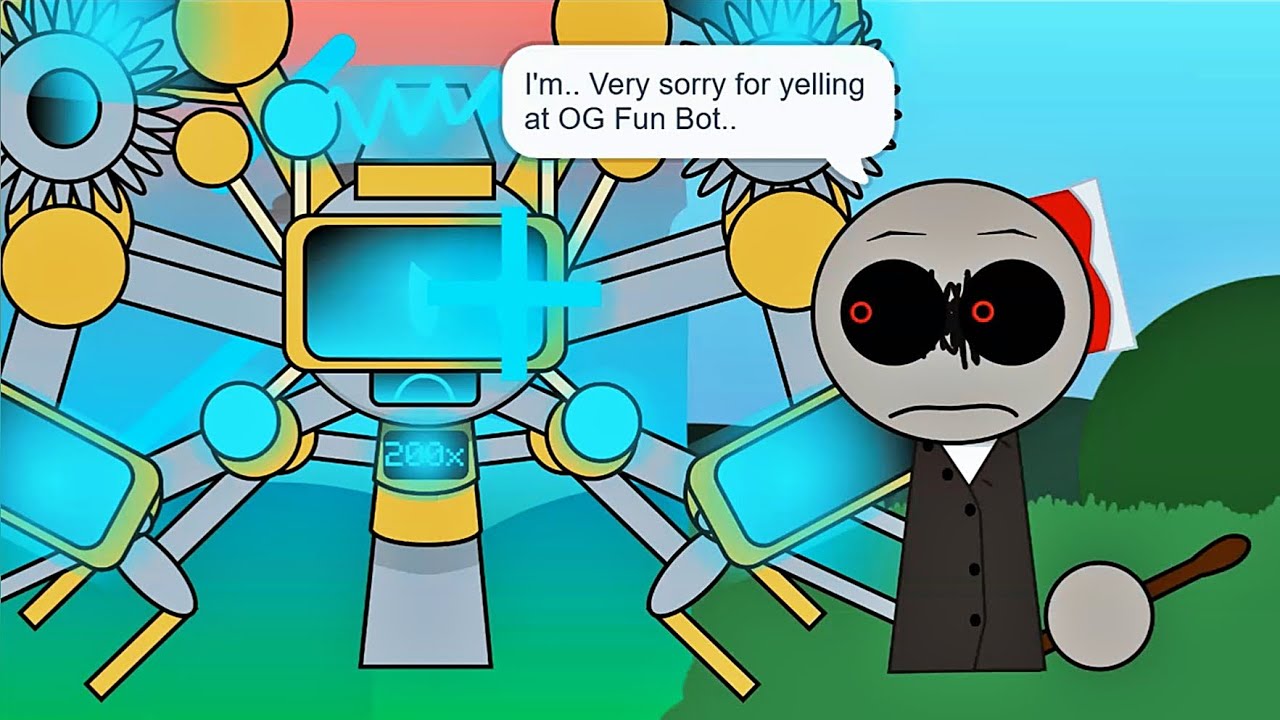Sprunki Crossover Sprunkverse Meets Stimfun! 🌐 Remix - Animation Meme