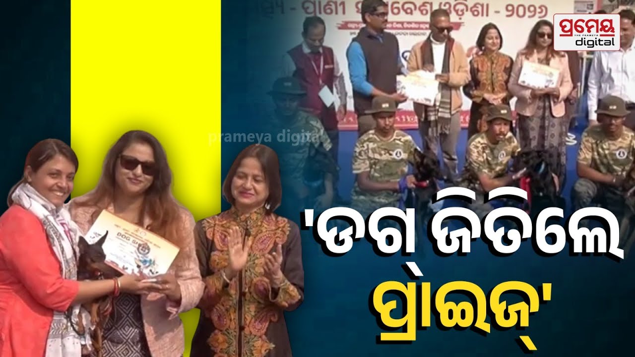 ମତ୍ସ୍ୟ-ପ୍ରାଣୀ ସମାବେଶ ଓଡ଼ିଶା-୨୦୨୬ ସମାରୋହ..ଡଗ୍‌ ସୋ ପ୍ରଦର୍ଶନ, ପ୍ରତିଯୋଗୀଙ୍କୁ ପୁରସ୍କାର ପ୍ରଦାନ