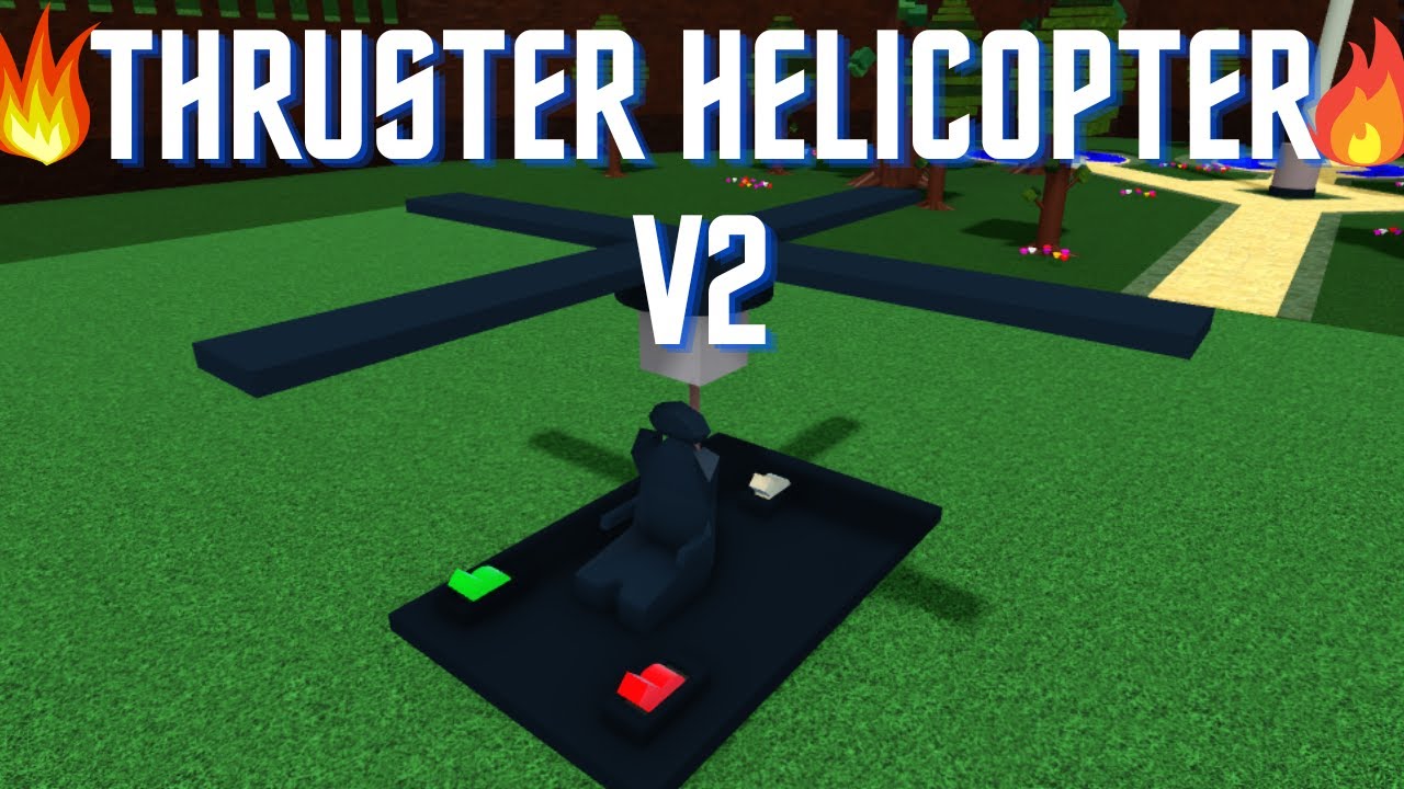 Thruster helicopter V2 (Mobile Friendly) | Roblox Tutorial Build a Boat For Treasure