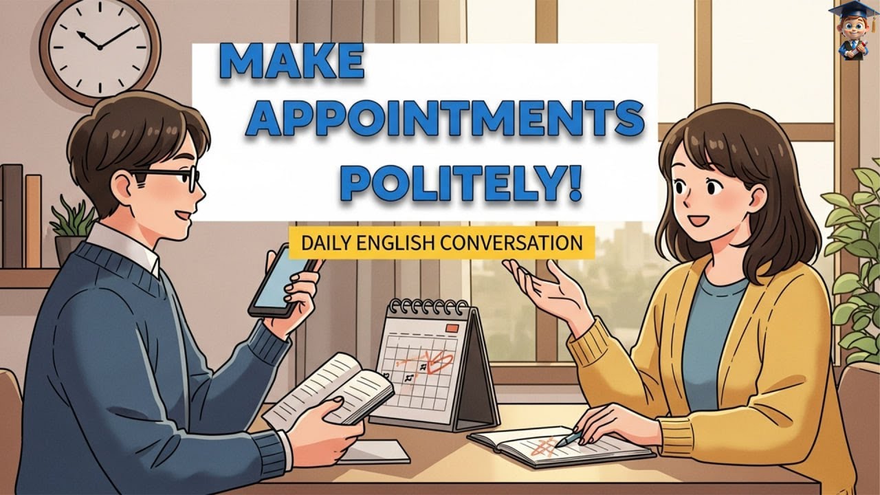 Make Appointments Politely in English | Daily Conversation Practice