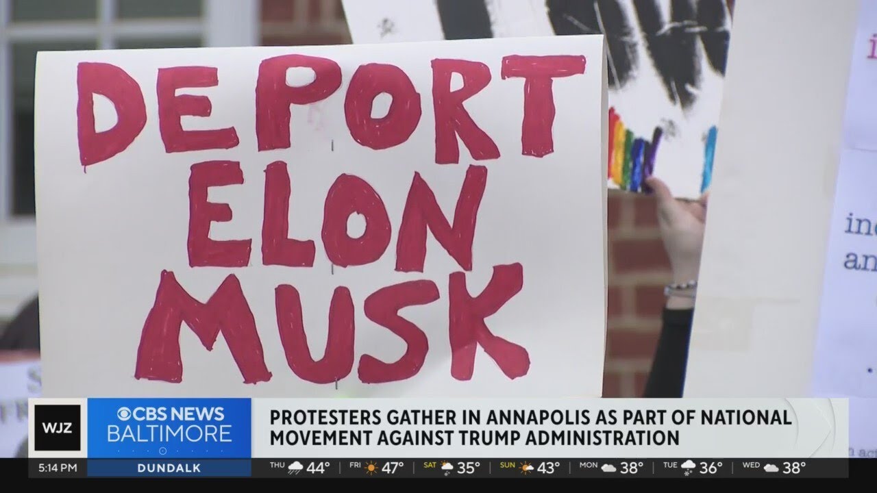 Marylanders join national movement in protest against Trump administration