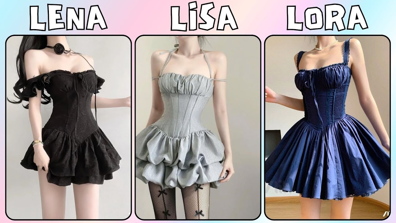 LISA vs LORA vs LENA ✨💅  STYLE BATTLE | Choose Your Favourite Look #lisa #lora #lena #lisaorlena