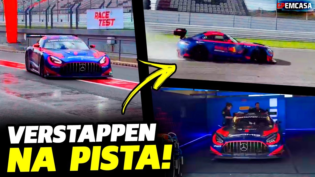 🚨FÉRIAS? VERSTAPPEN ESTÁ NA PISTA PILOTANDO UM MERCEDES AMG GT3 EM PORTIMÃO | FÓRMULA 1 | GP EM CASA