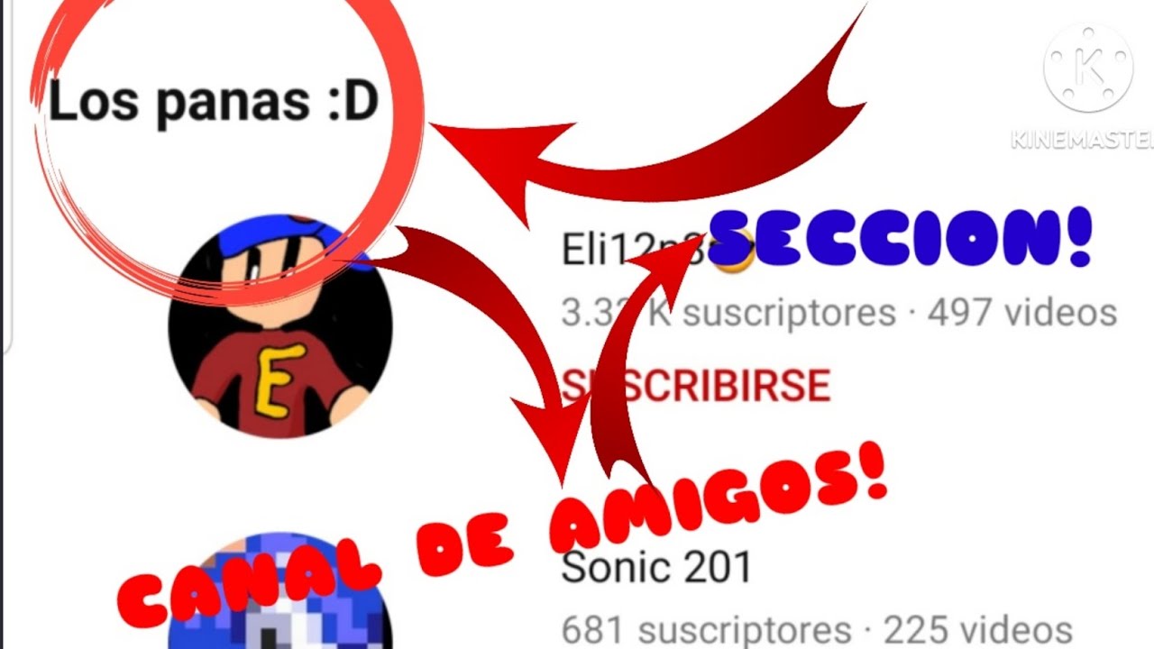 Como Agregar Canales De Amigos En Tu Canal De YouTube En movil📱
