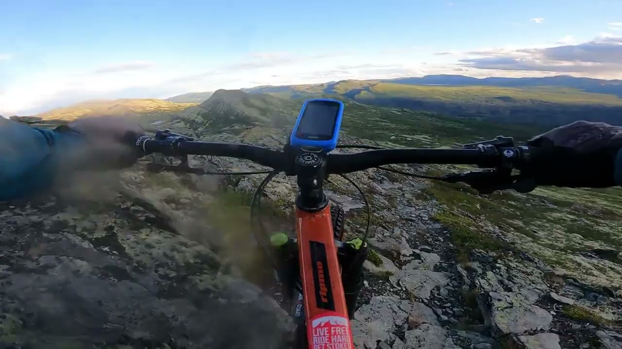 Ruten i Espedalen 1519moh til 722moh