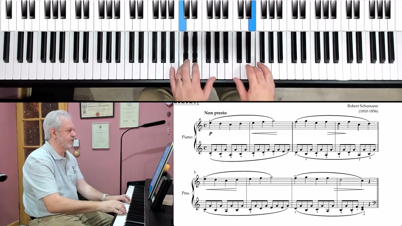 Learning Humming Song by Robert Schumann - Notes and Interpretation