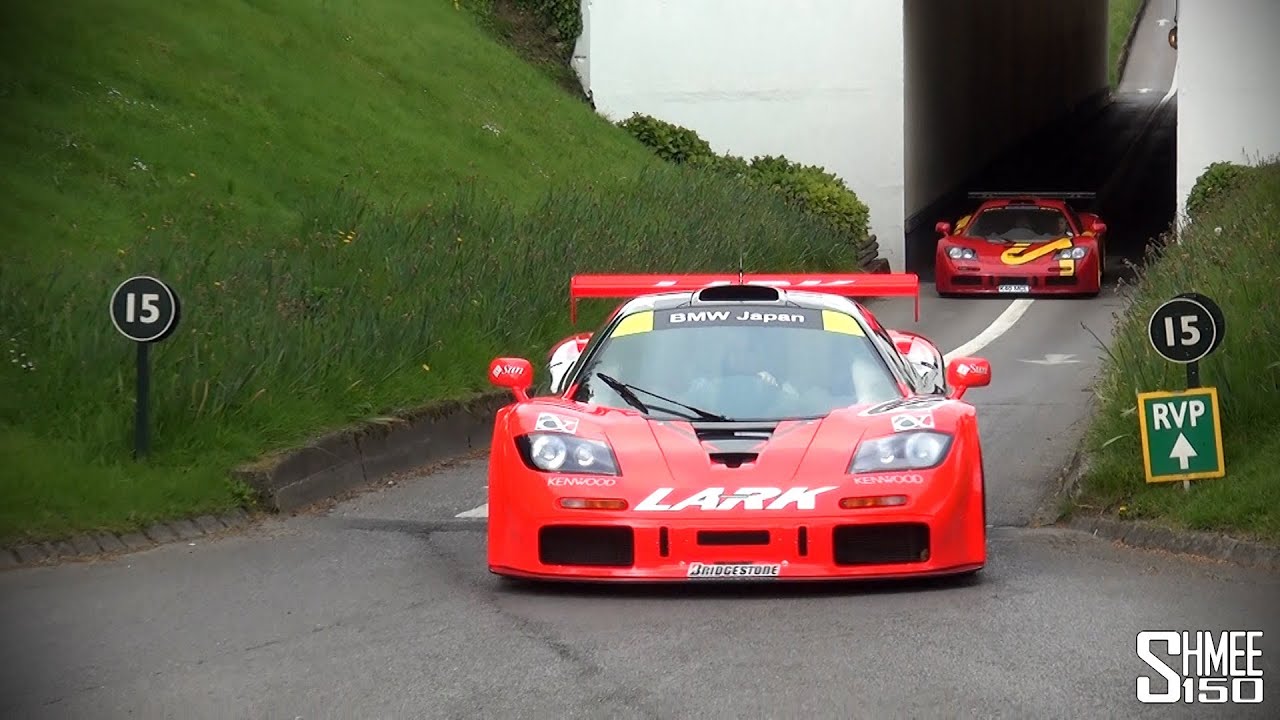 Supercars Depart Goodwood - LFA, F1 GTR, Enzo, CCX, Zonda, Aventador 50th