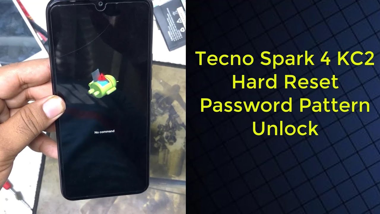 Tecno Spark 4 (KC2) Pattern Password Unlock Hard Reset.100% Tested
